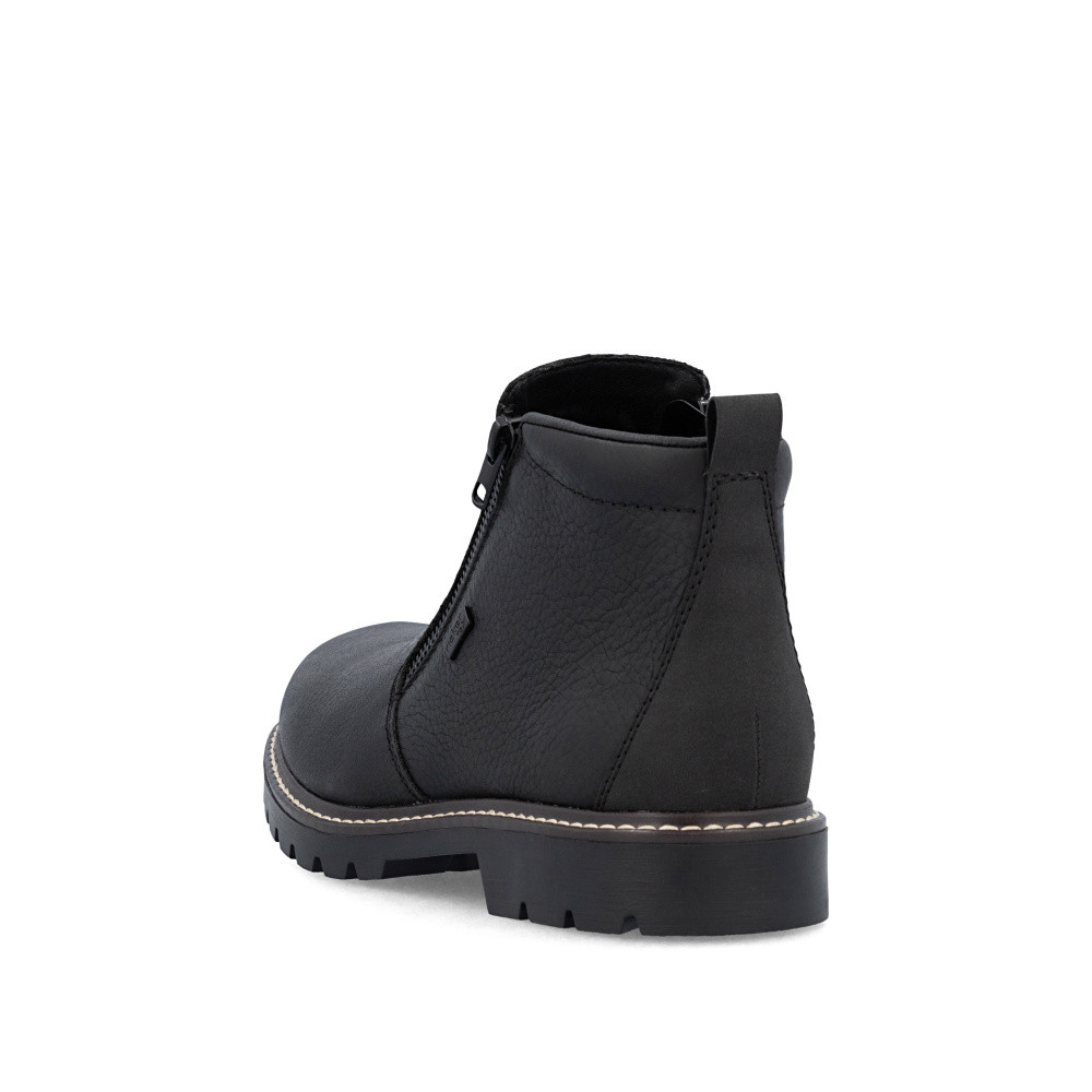 detail Pánská kotníková obuv RIEKER 39871-00 černá W5