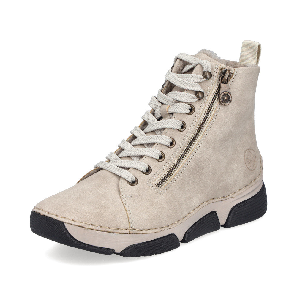 detail Dámska členková obuv RIEKER 45920-60 béžová W5