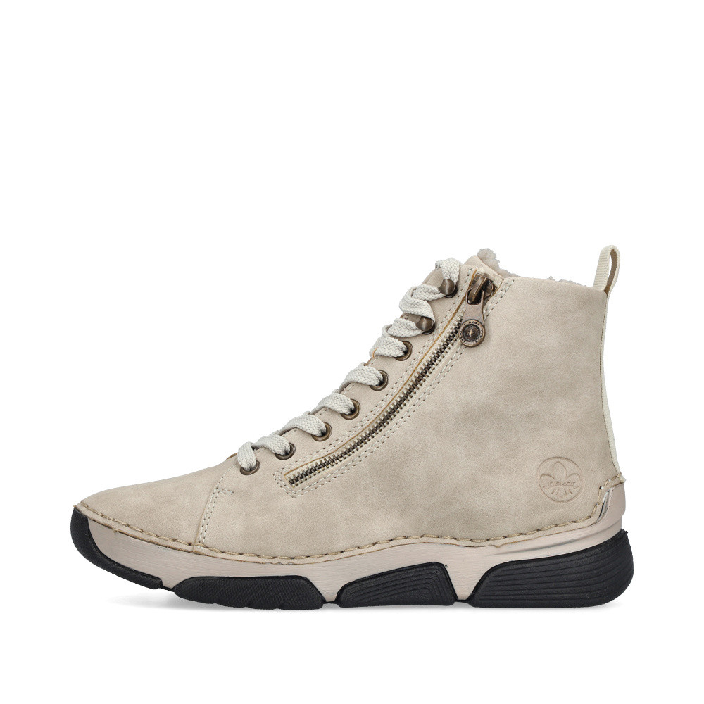 detail Dámska členková obuv RIEKER 45920-60 béžová W5