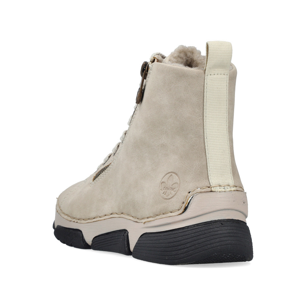 detail Dámska členková obuv RIEKER 45920-60 béžová W5