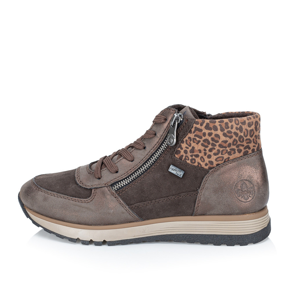 detail Dámská kotníková obuv RIEKER 49040-24 hnědá W5