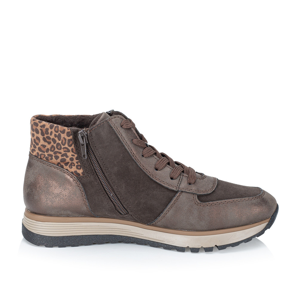 detail Dámská kotníková obuv RIEKER 49040-24 hnědá W5