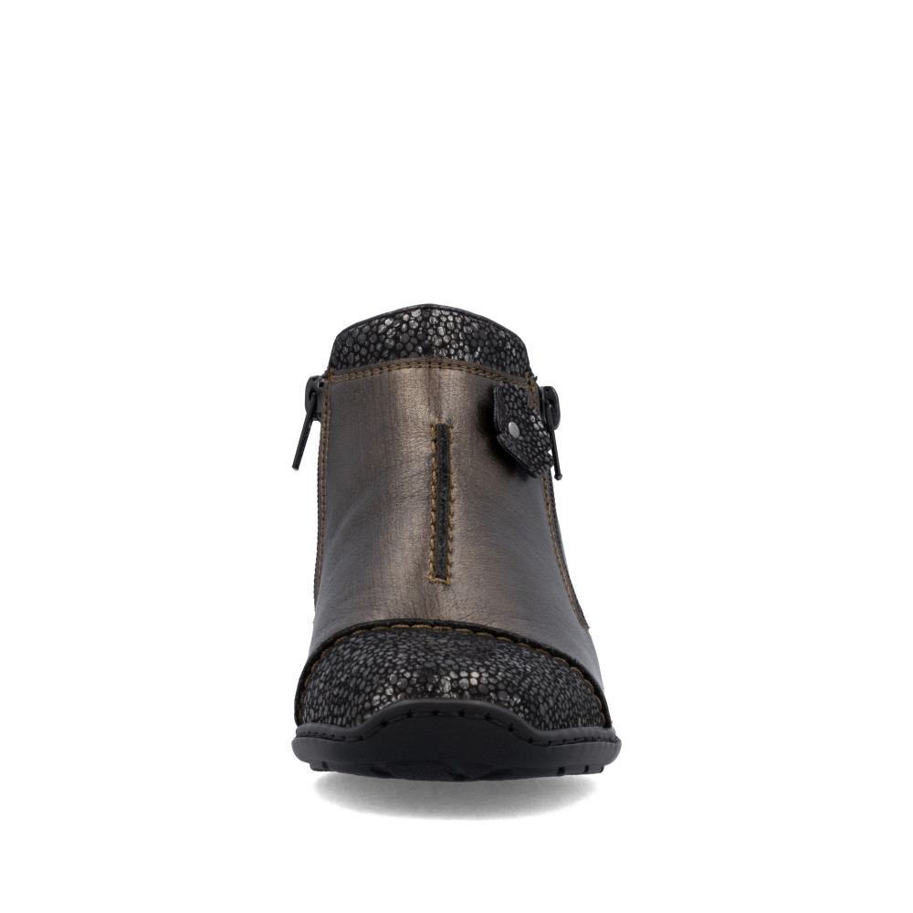 detail Dámská kotníková obuv RIEKER 58388-25 hnědá W5