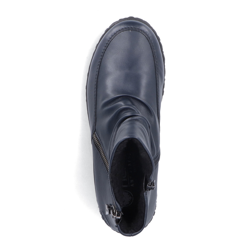 detail Dámská kotníková obuv RIEKER 59585-14 modrá W5