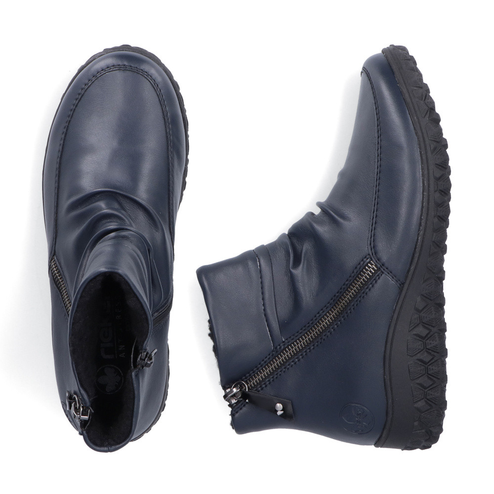 detail Dámská kotníková obuv RIEKER 59585-14 modrá W5