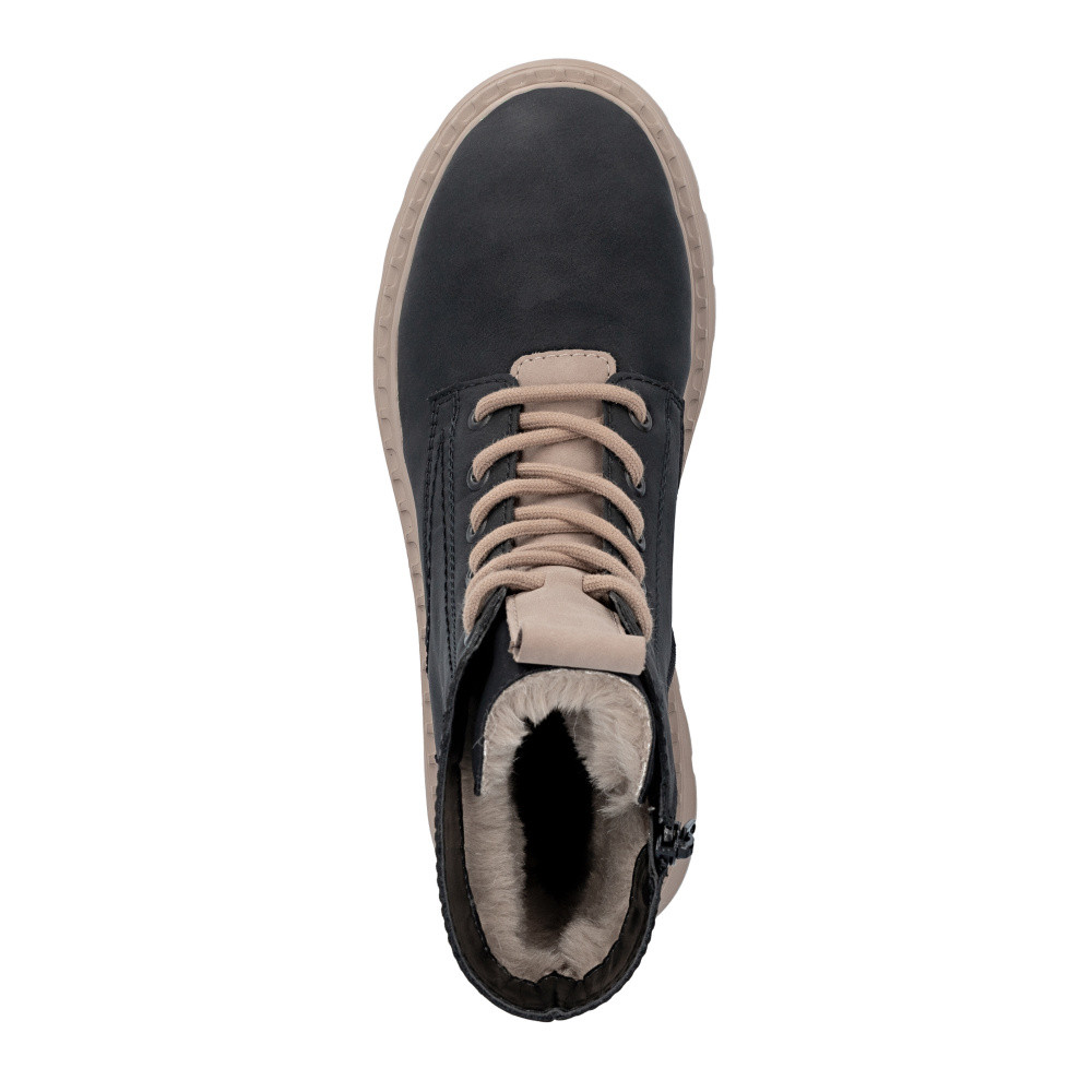 detail Dámská kotníková obuv RIEKER 70404-01 černá W5