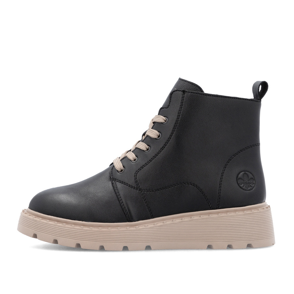 detail Dámská kotníková obuv RIEKER 70405-00 černá W5