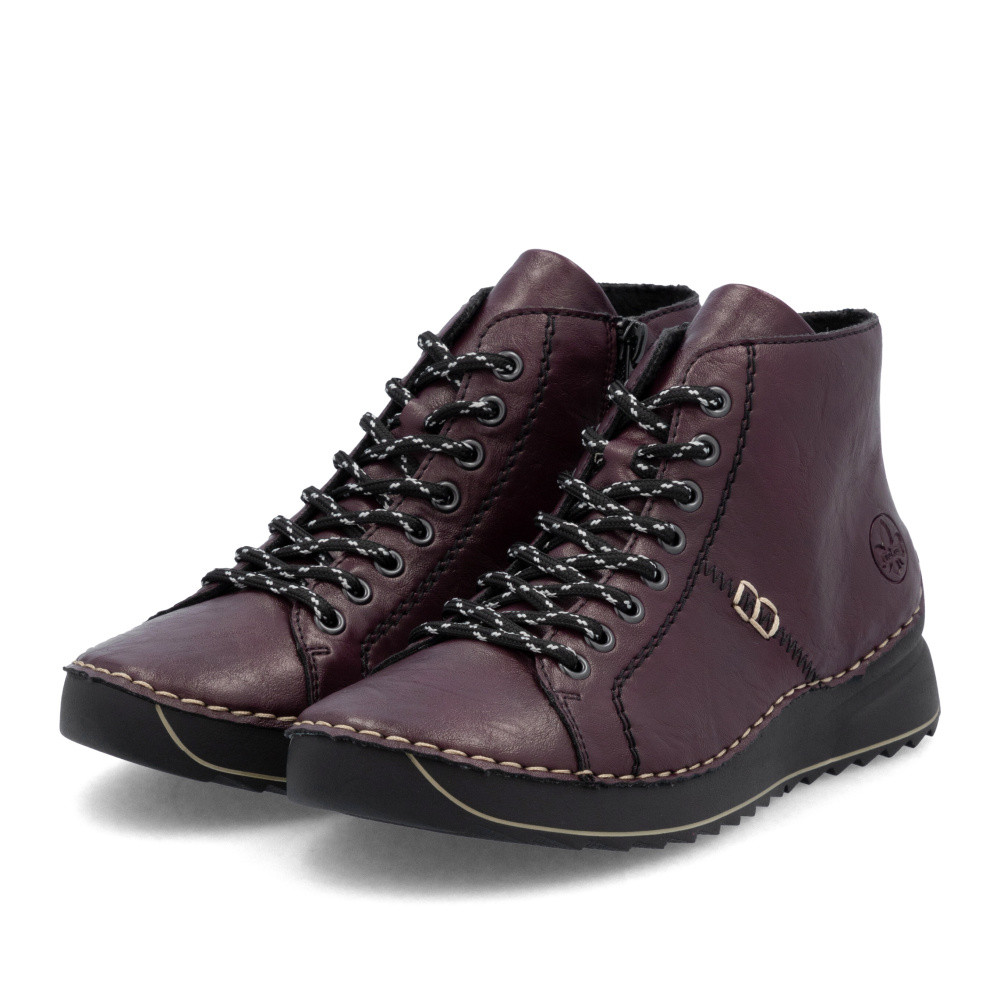 detail Dámská kotníková obuv RIEKER 71510-30 fialová W5