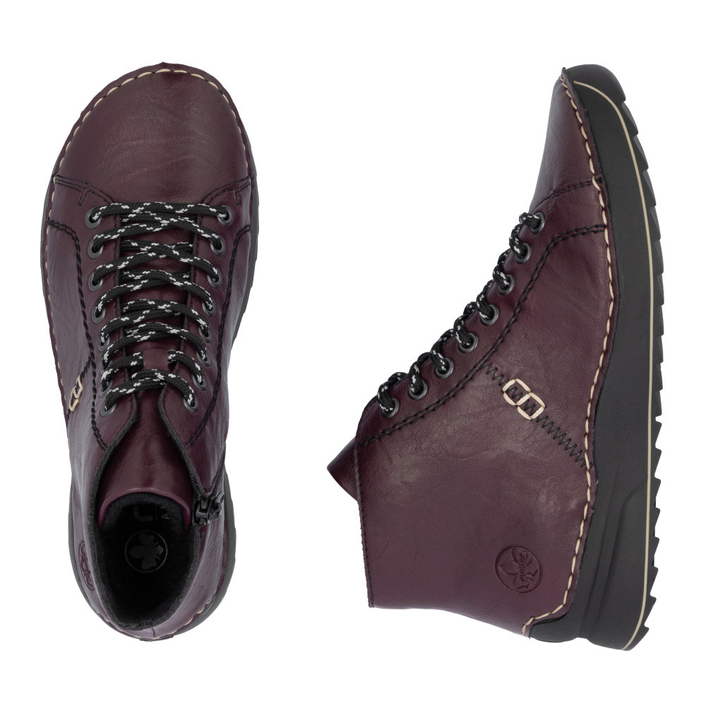 detail Dámská kotníková obuv RIEKER 71510-30 fialová W5