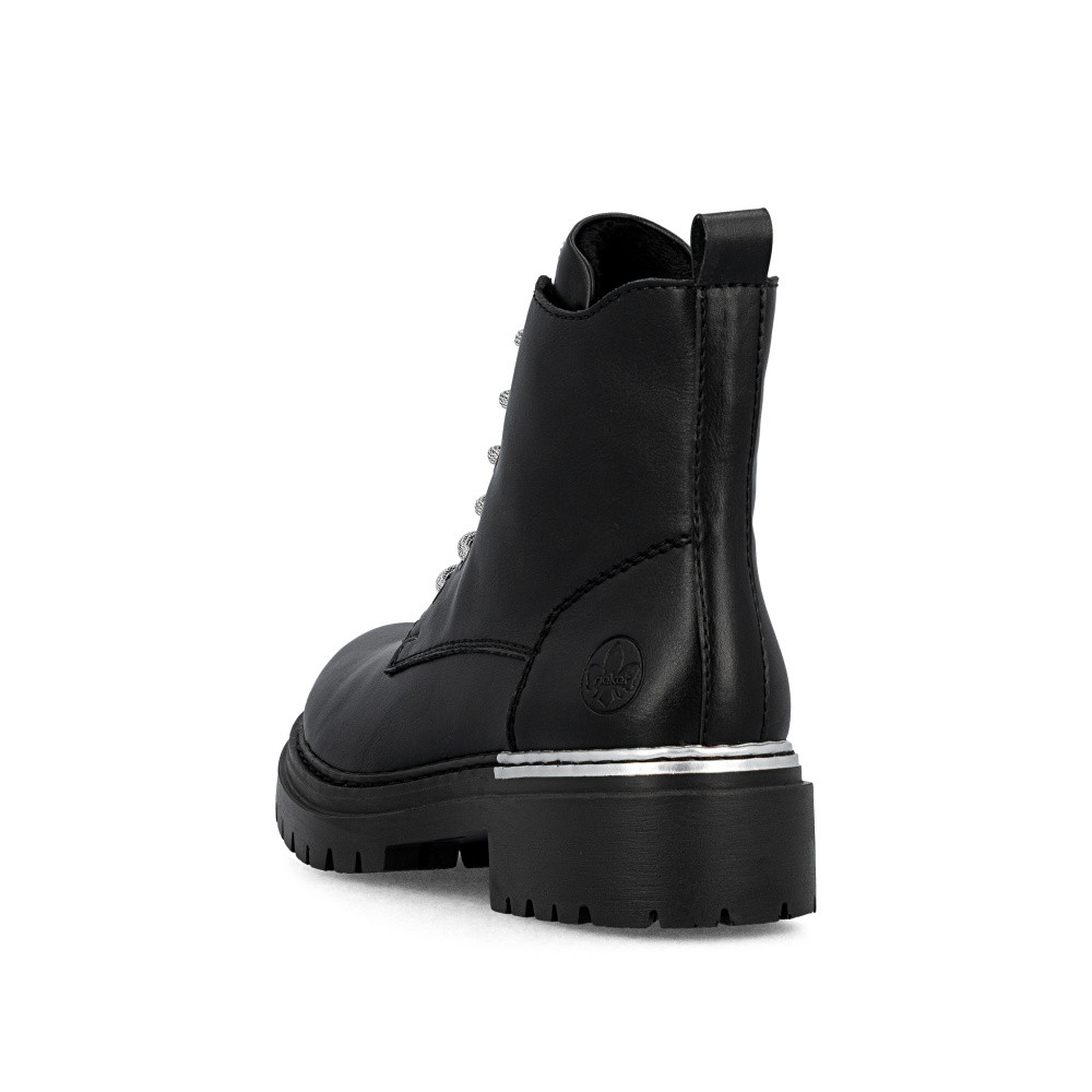 detail Dámská kotníková obuv RIEKER 72620-00 černá W5