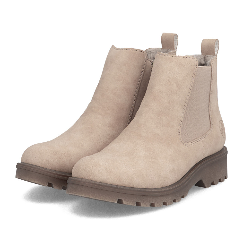 detail Dámská kotníková obuv RIEKER 73250-61 béžová W5