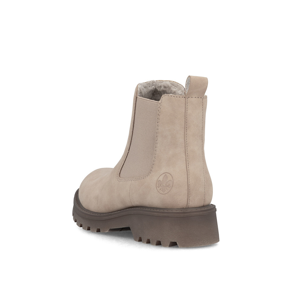 detail Dámská kotníková obuv RIEKER 73250-61 béžová W5