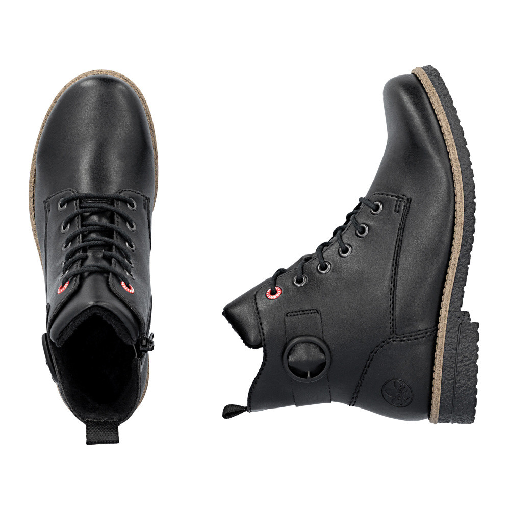 detail Dámská kotníková obuv RIEKER 73520-00 černá W5