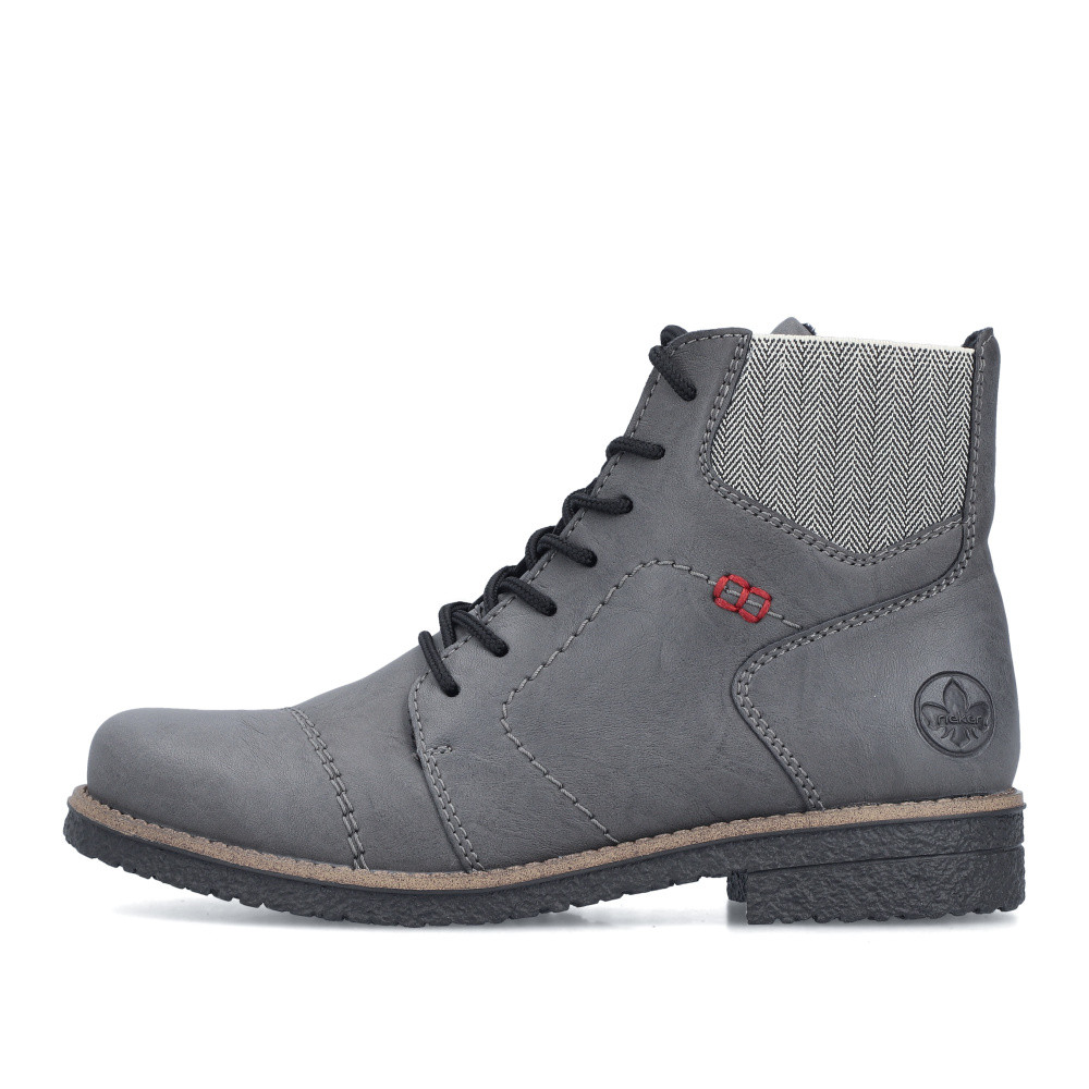 detail Dámská kotníková obuv RIEKER 73522-45 šedá W5