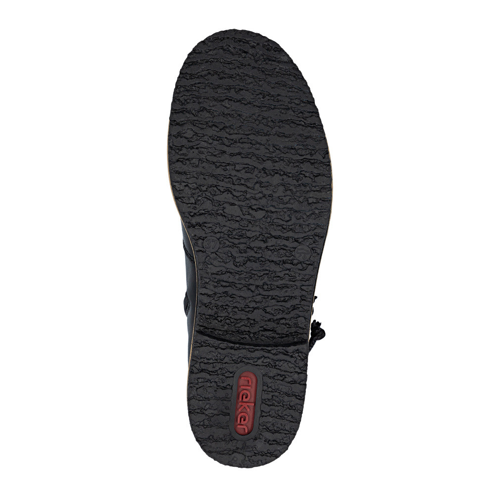 detail Dámska členková obuv RIEKER 73551-00 čierna W5