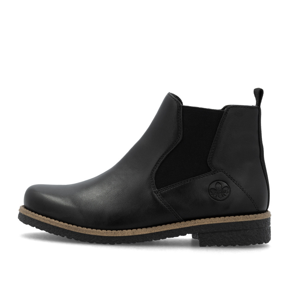 detail Dámská kotníková obuv RIEKER 73557-01 černá W5