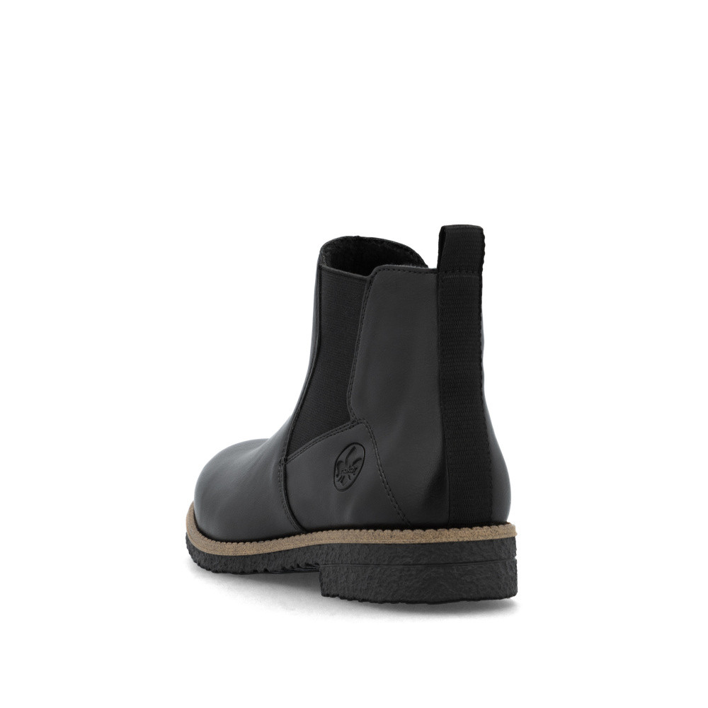 detail Dámská kotníková obuv RIEKER 73557-01 černá W5