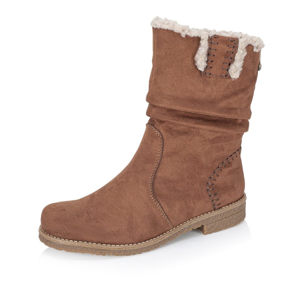 detail Dámská kotníková obuv RIEKER 73562-24 hnědá W5