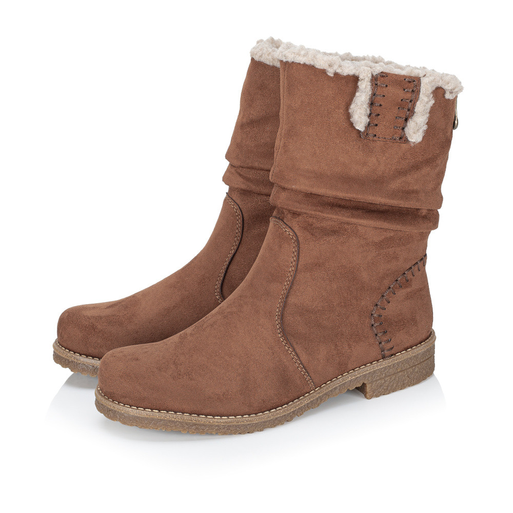 detail Dámská kotníková obuv RIEKER 73562-24 hnědá W5