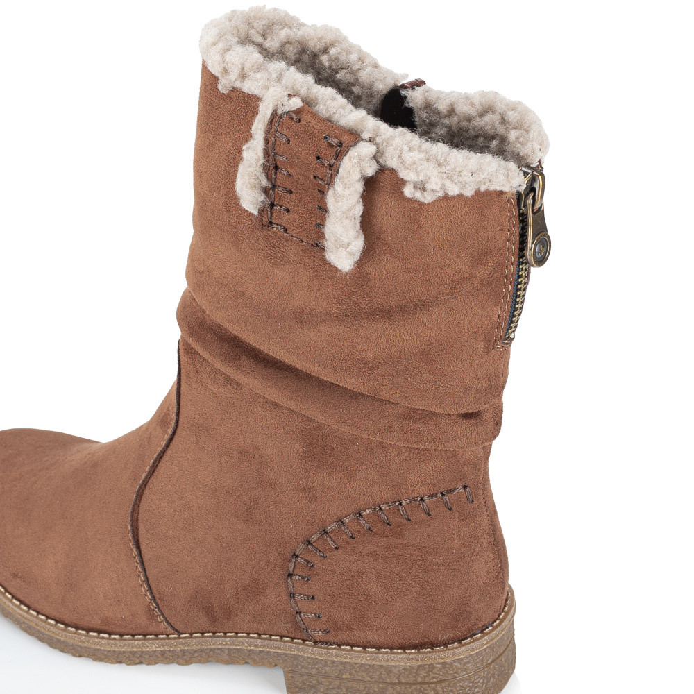 detail Dámská kotníková obuv RIEKER 73562-24 hnědá W5