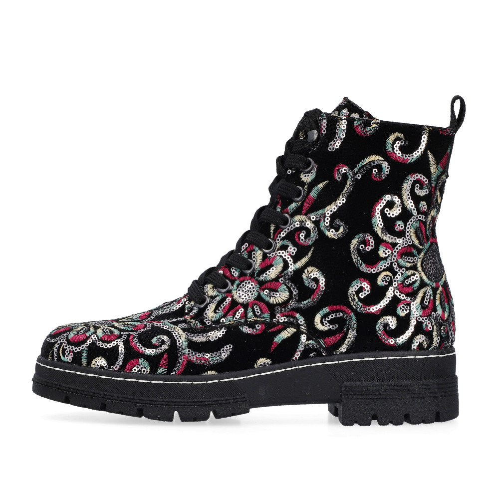 detail Dámská kotníková obuv RIEKER 73820-90 černá W5