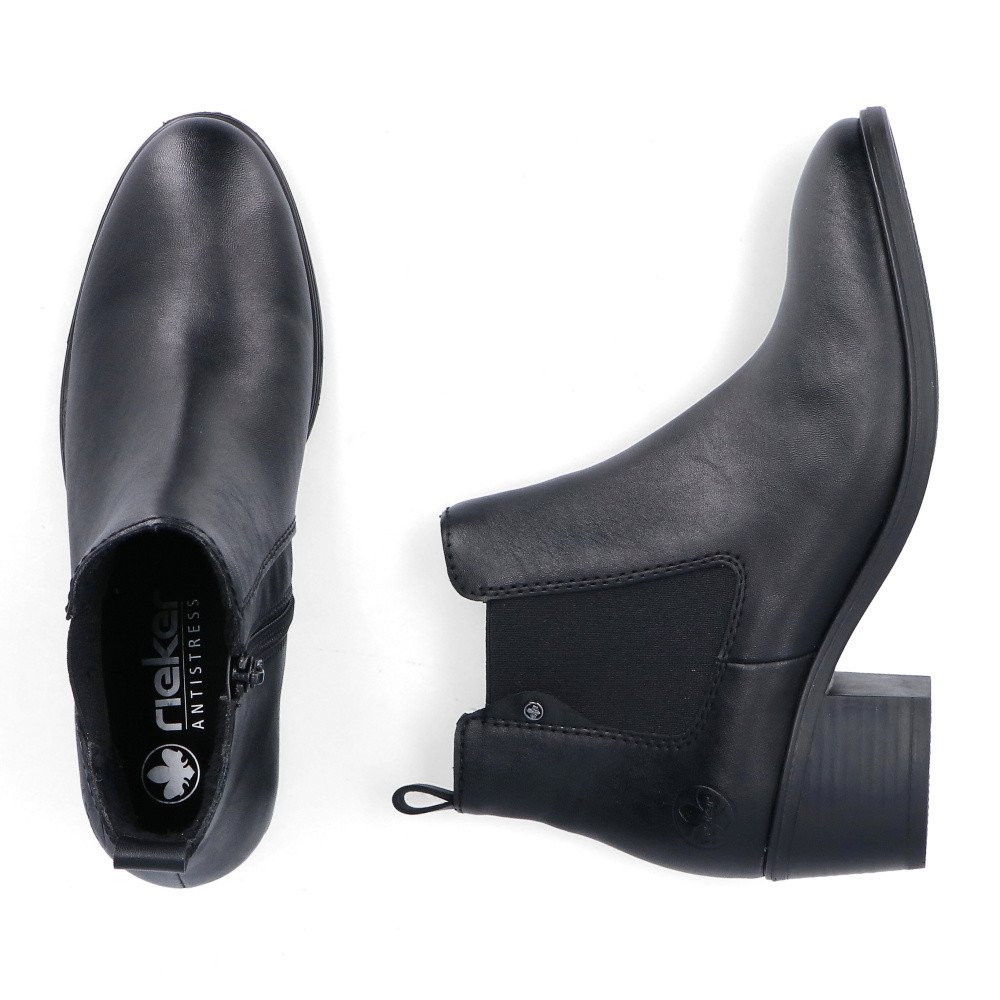 detail Dámská kotníková obuv RIEKER 73971-00 černá W5