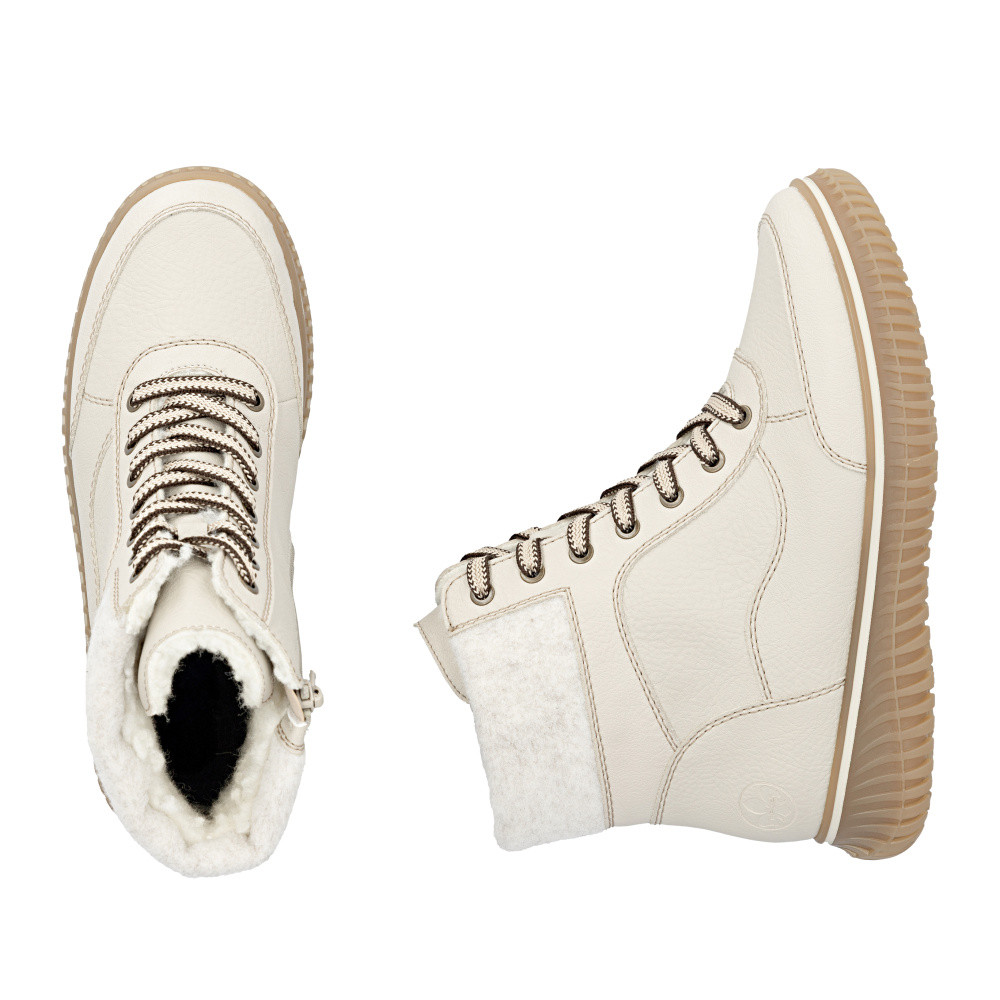 detail Dámská kotníková obuv RIEKER 74205-60 béžová W5