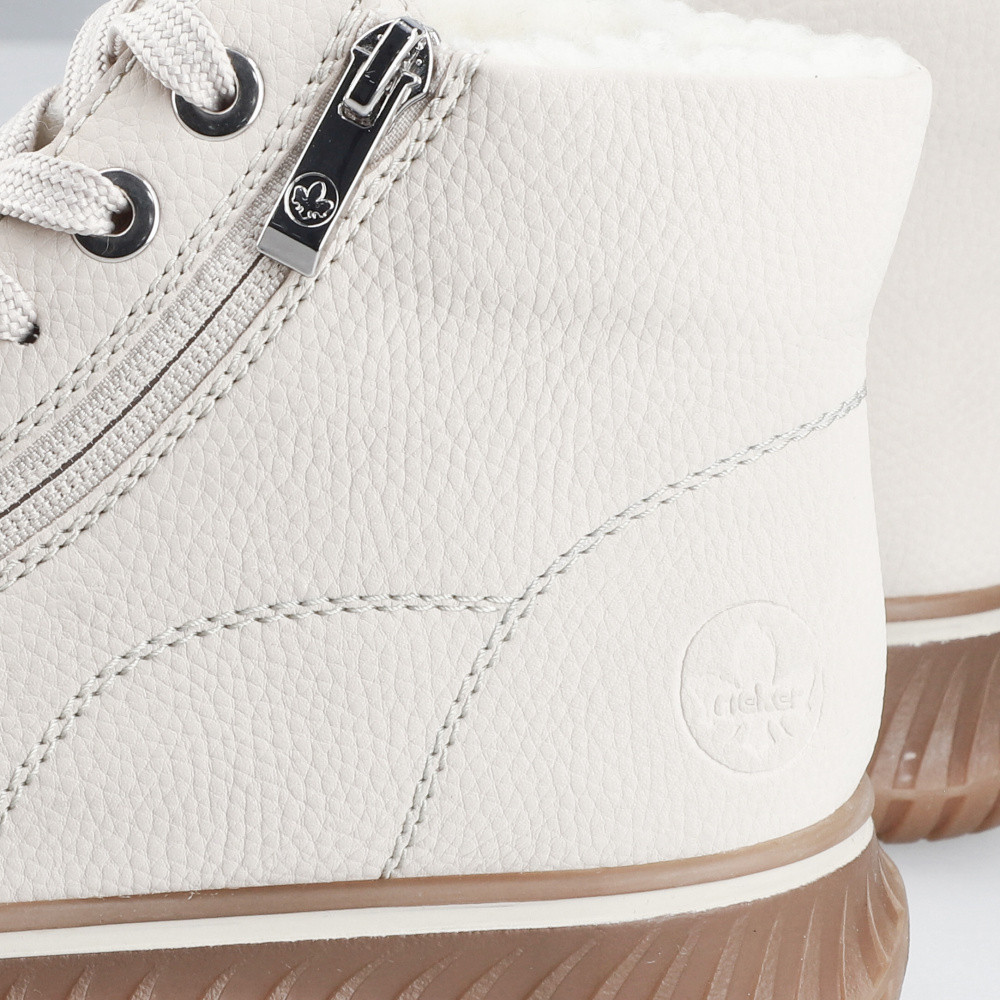 detail Dámská kotníková obuv RIEKER 74234-60 béžová W5