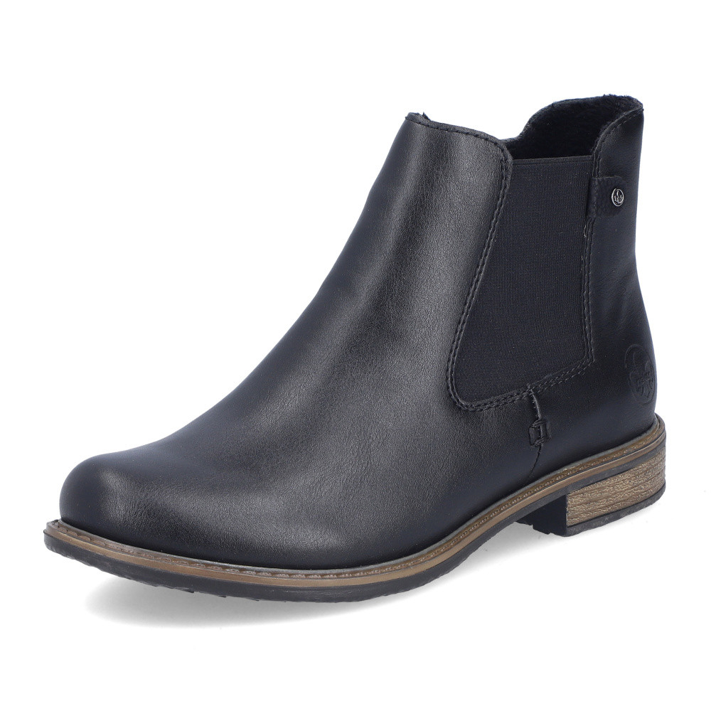 detail Dámská kotníková obuv RIEKER 74854-00 černá W5