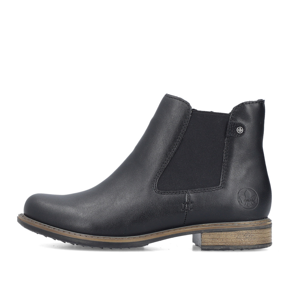 detail Dámská kotníková obuv RIEKER 74854-00 černá W5