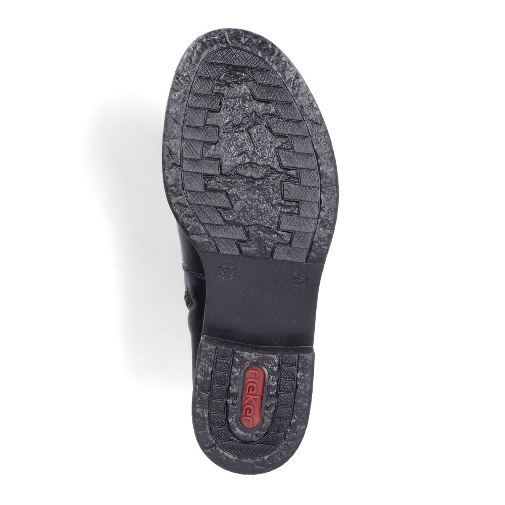 detail Dámská kotníková obuv RIEKER 74854-00 černá W5