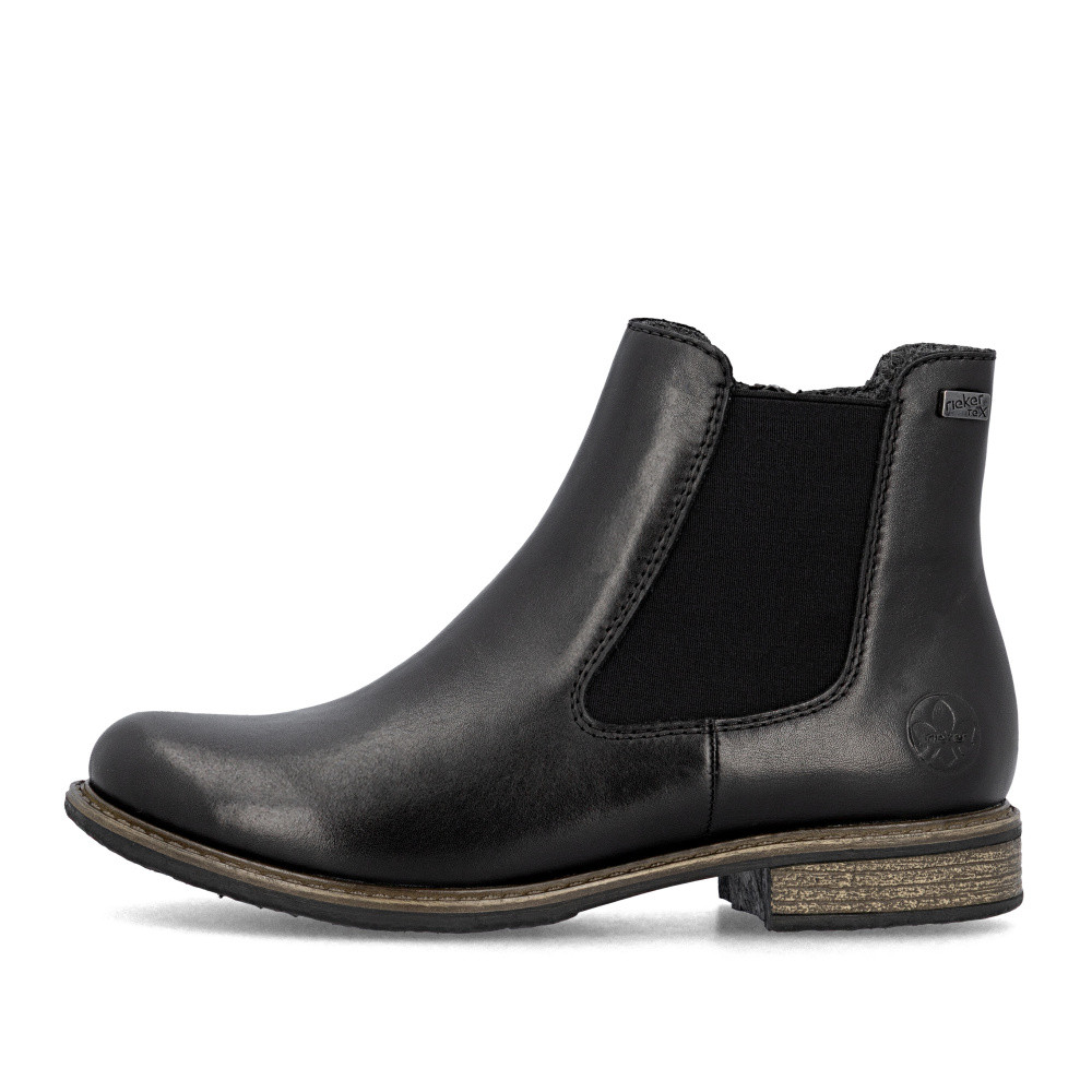 detail Dámská kotníková obuv RIEKER 74870-00 černá W5