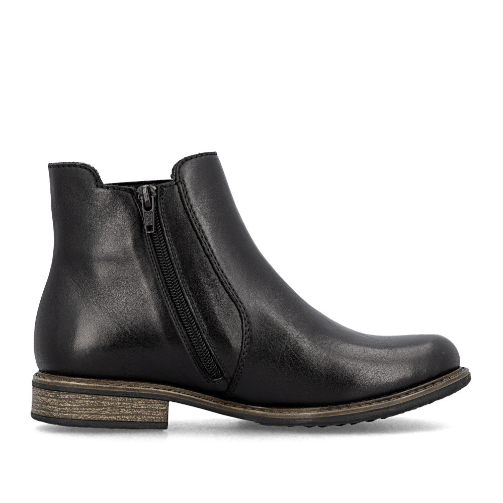 detail Dámská kotníková obuv RIEKER 74870-00 černá W5