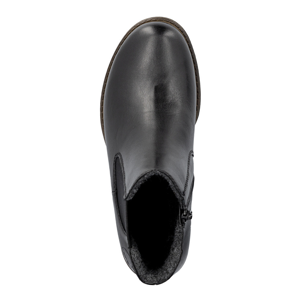 detail Dámská kotníková obuv RIEKER 74870-00 černá W5