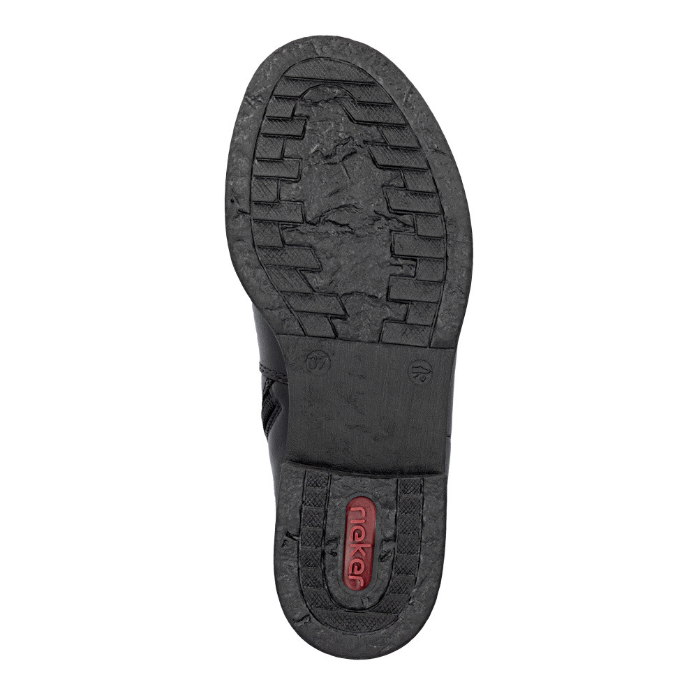 detail Dámská kotníková obuv RIEKER 74870-00 černá W5