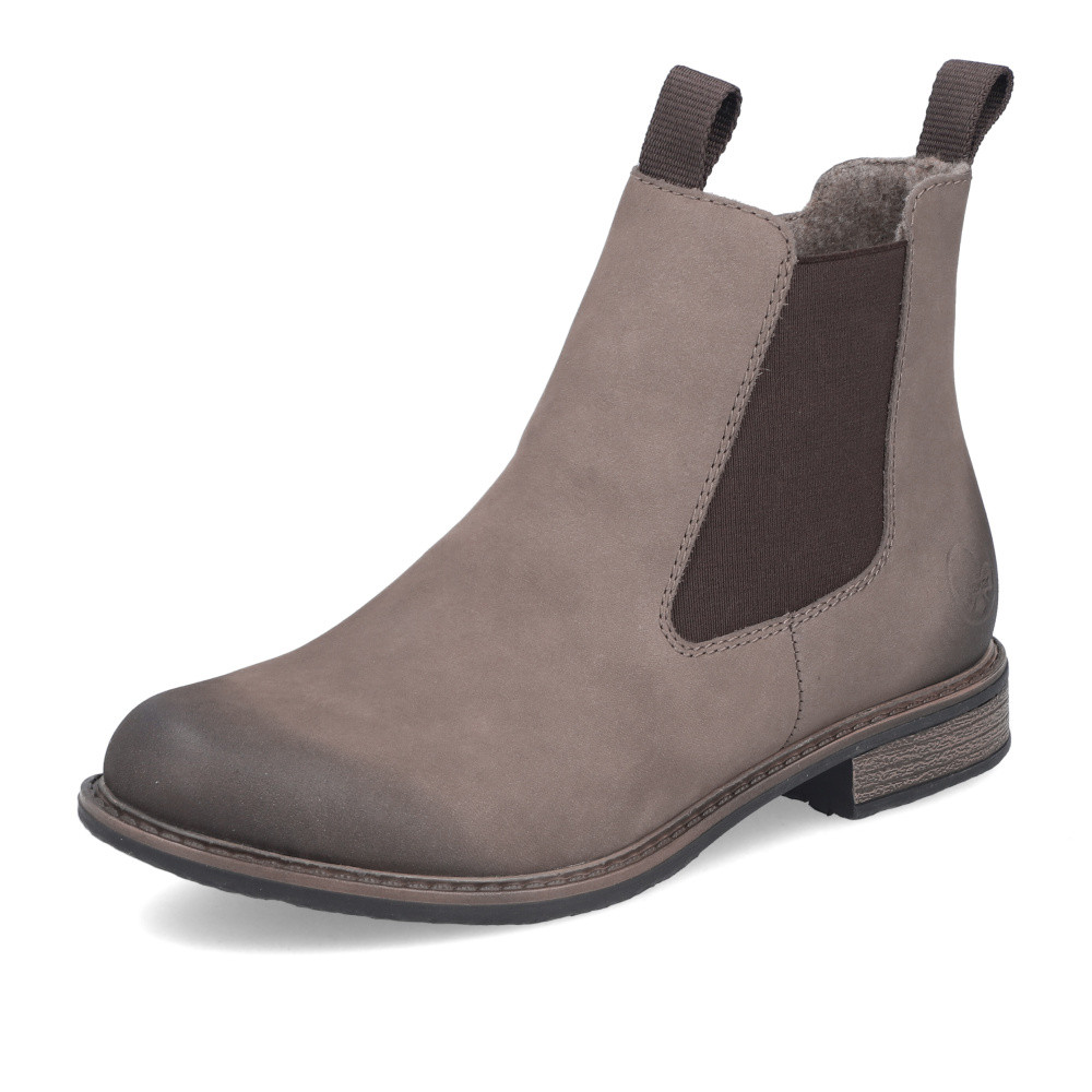 detail Dámská kotníková obuv RIEKER 74878-25 hnědá W5