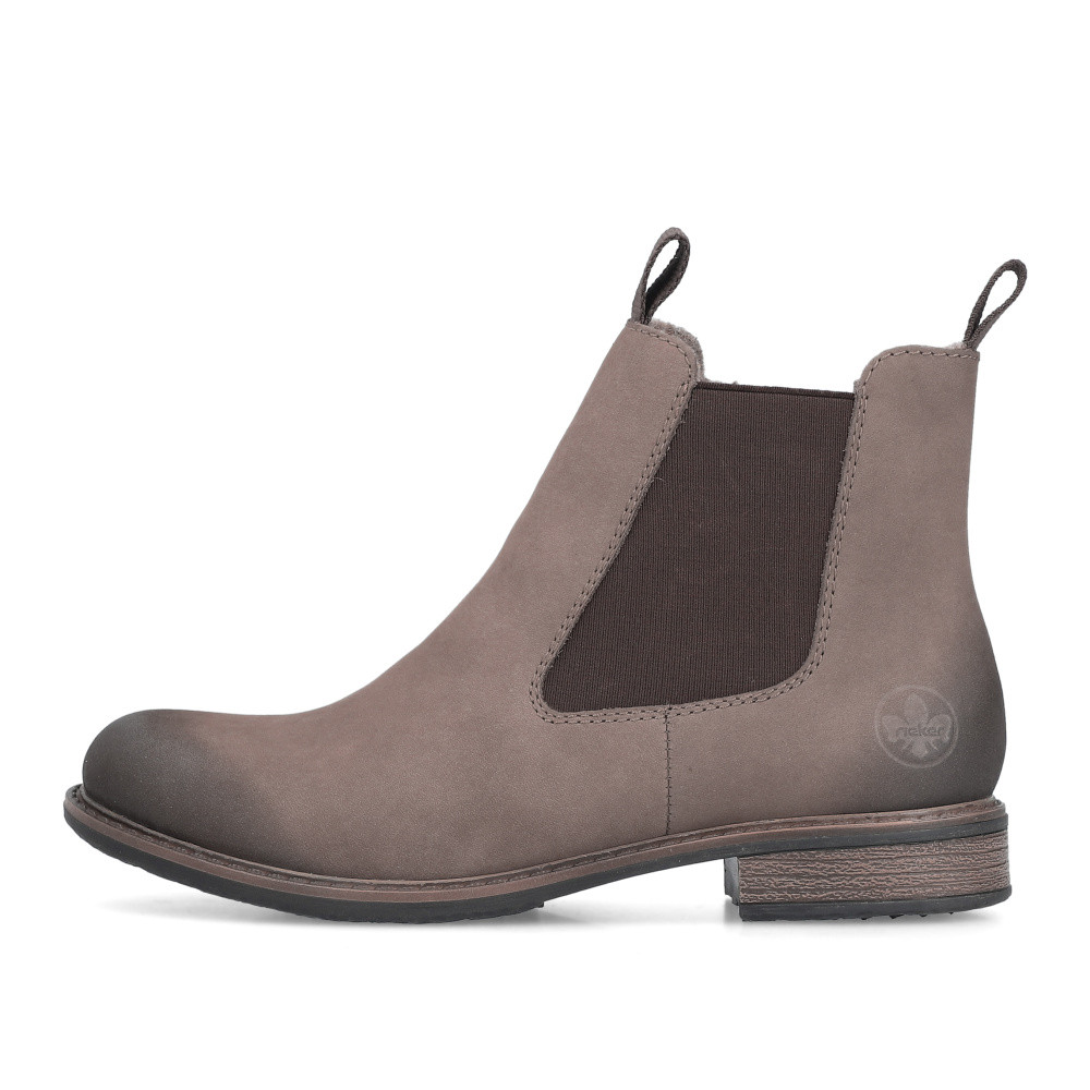 detail Dámská kotníková obuv RIEKER 74878-25 hnědá W5