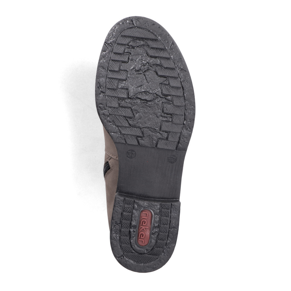 detail Dámská kotníková obuv RIEKER 74878-25 hnědá W5