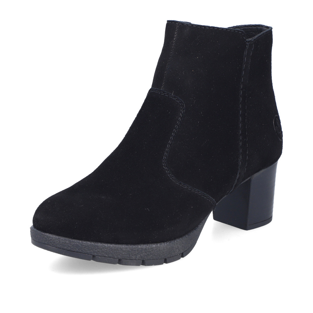 detail Dámská kotníková obuv RIEKER 77665-00 černá W5