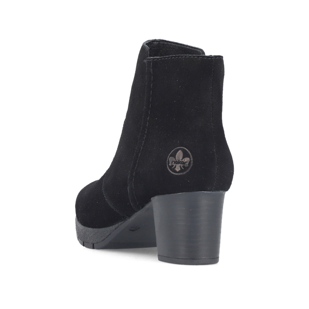 detail Dámská kotníková obuv RIEKER 77665-00 černá W5