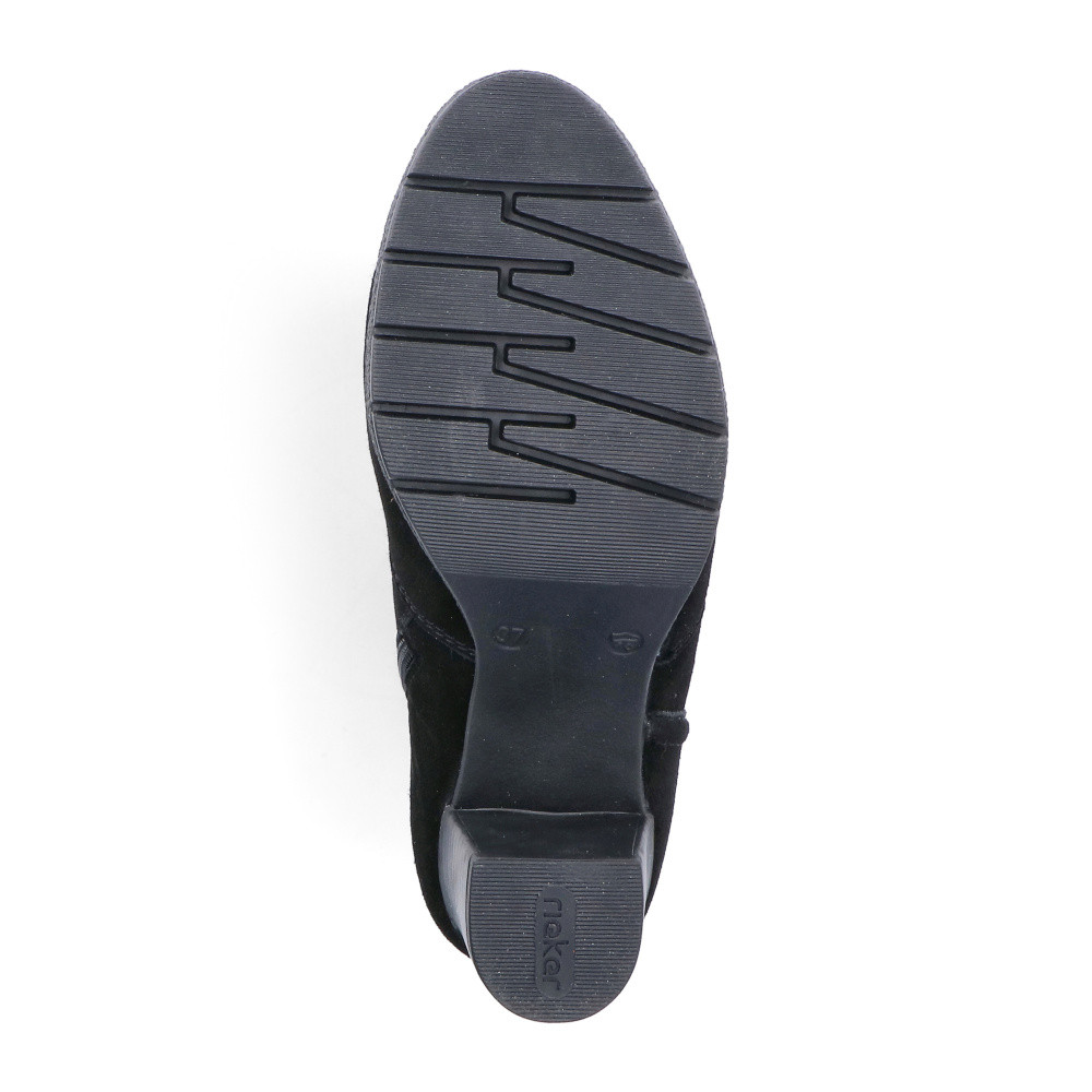 detail Dámská kotníková obuv RIEKER 77665-00 černá W5