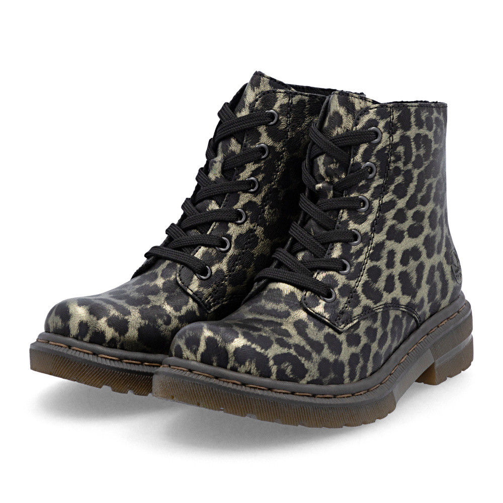 detail Dámská kotníková obuv RIEKER 78240-90 zlatá W5