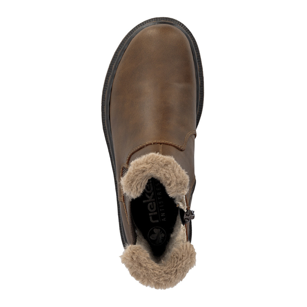 detail Dámská kotníková obuv RIEKER 78250-22 hnědá W5