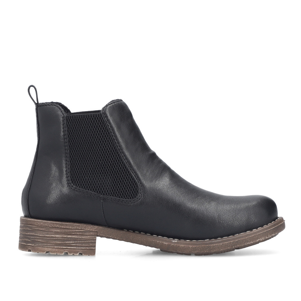 detail Dámská kotníková obuv RIEKER 79450-00 černá W5