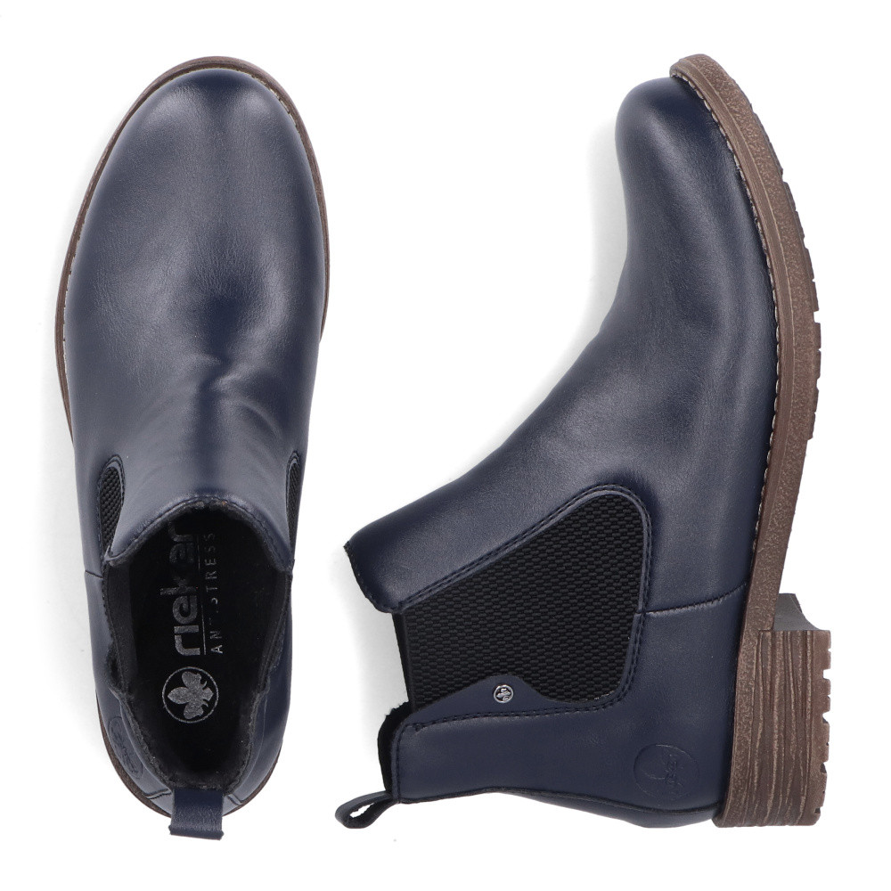 detail Dámská kotníková obuv RIEKER 79450-14 modrá W5