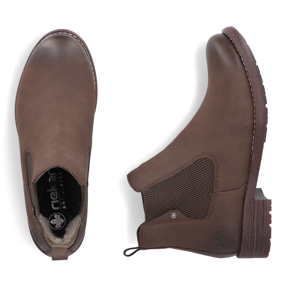 detail Dámská kotníková obuv RIEKER 79450-24 hnědá W5