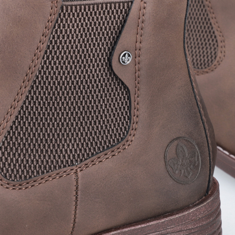 detail Dámská kotníková obuv RIEKER 79450-24 hnědá W5