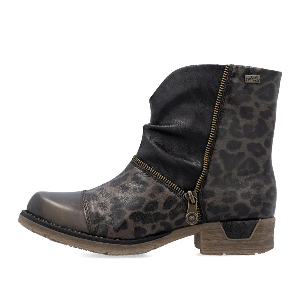 detail Dámská kotníková obuv RIEKER 79654-45 hnědá W5