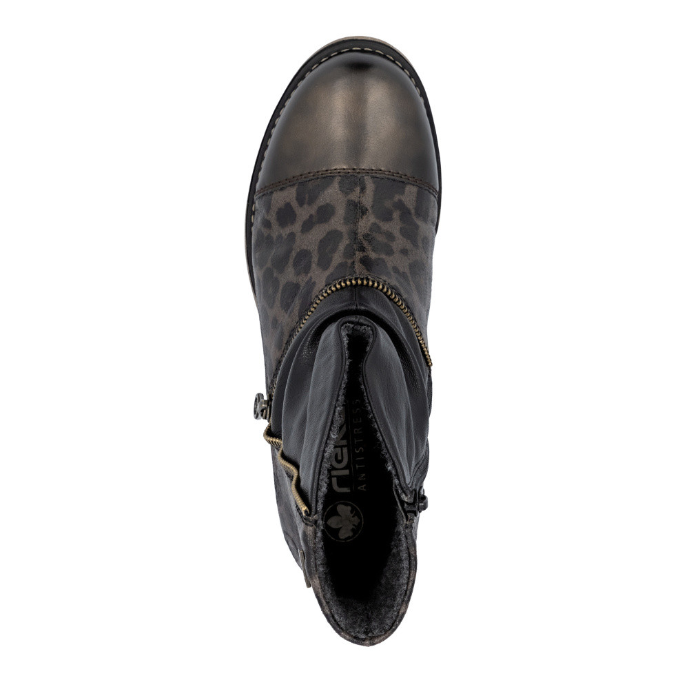 detail Dámská kotníková obuv RIEKER 79654-45 hnědá W5