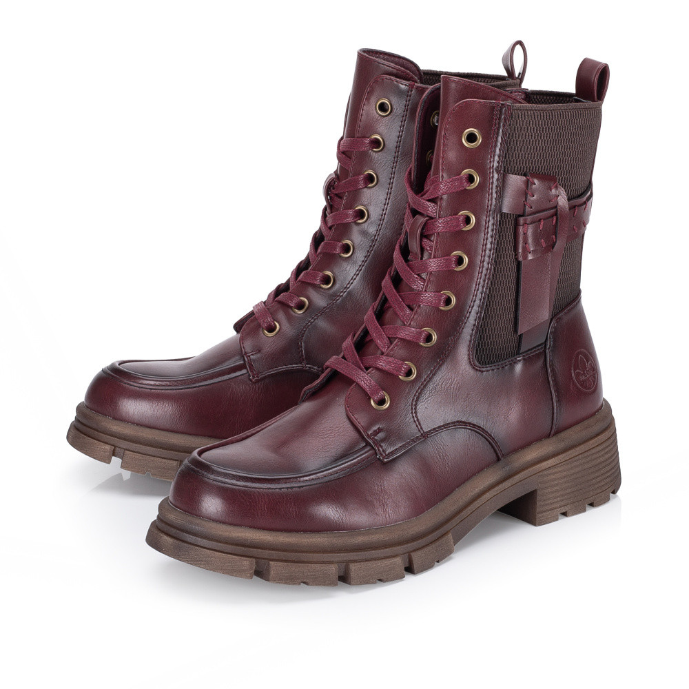 detail Dámská kotníková obuv RIEKER 91432-35 červená W5